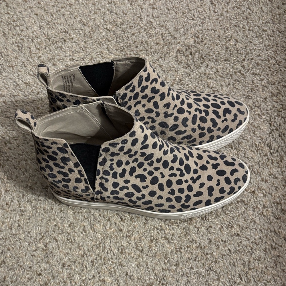 Leopard Print Ankle Booties
